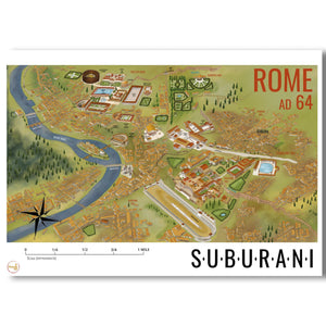 Suburani 'Rome' poster (size A1)